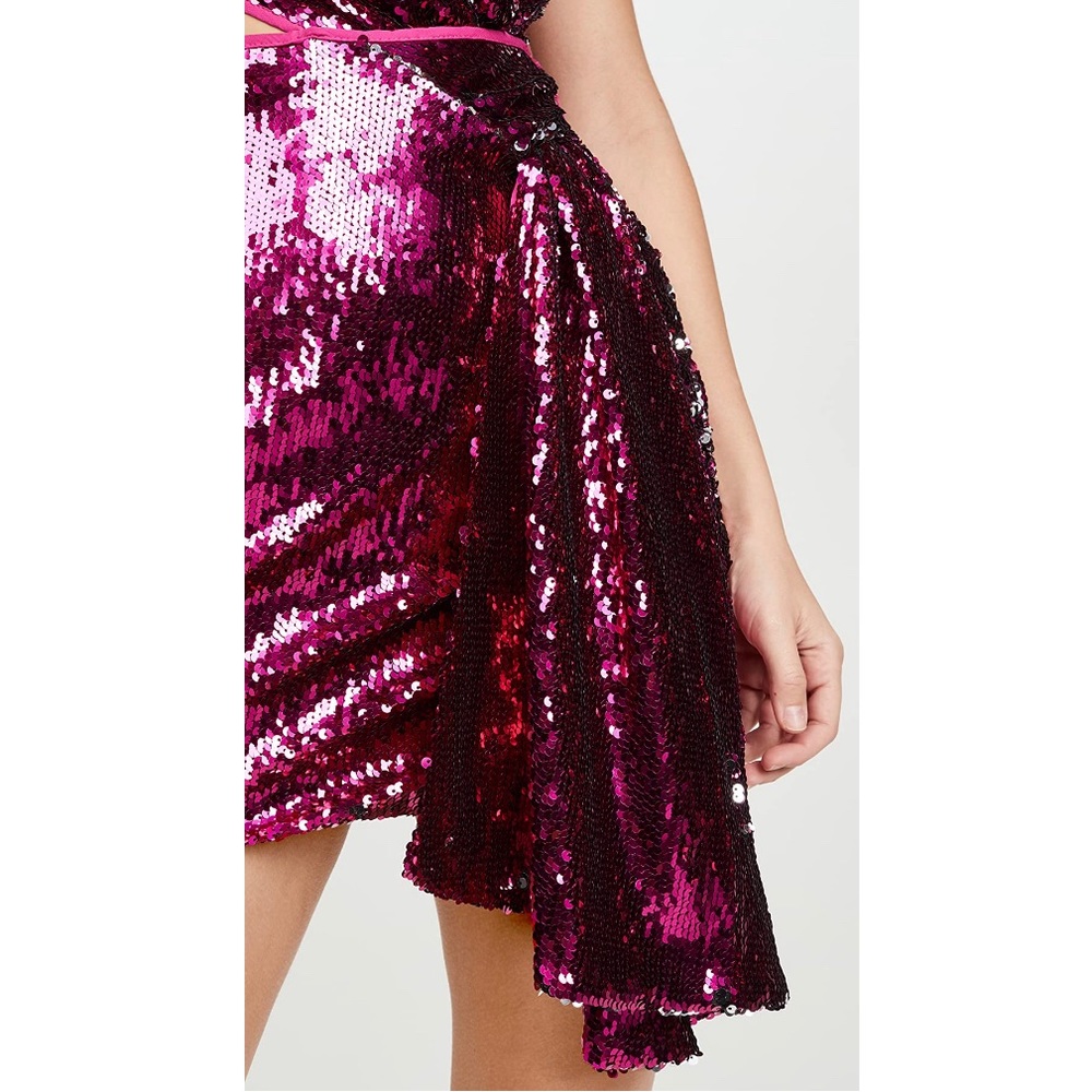 Alice McCall Orchid Sequin Mini Knot Dress - Picture 5 of 8